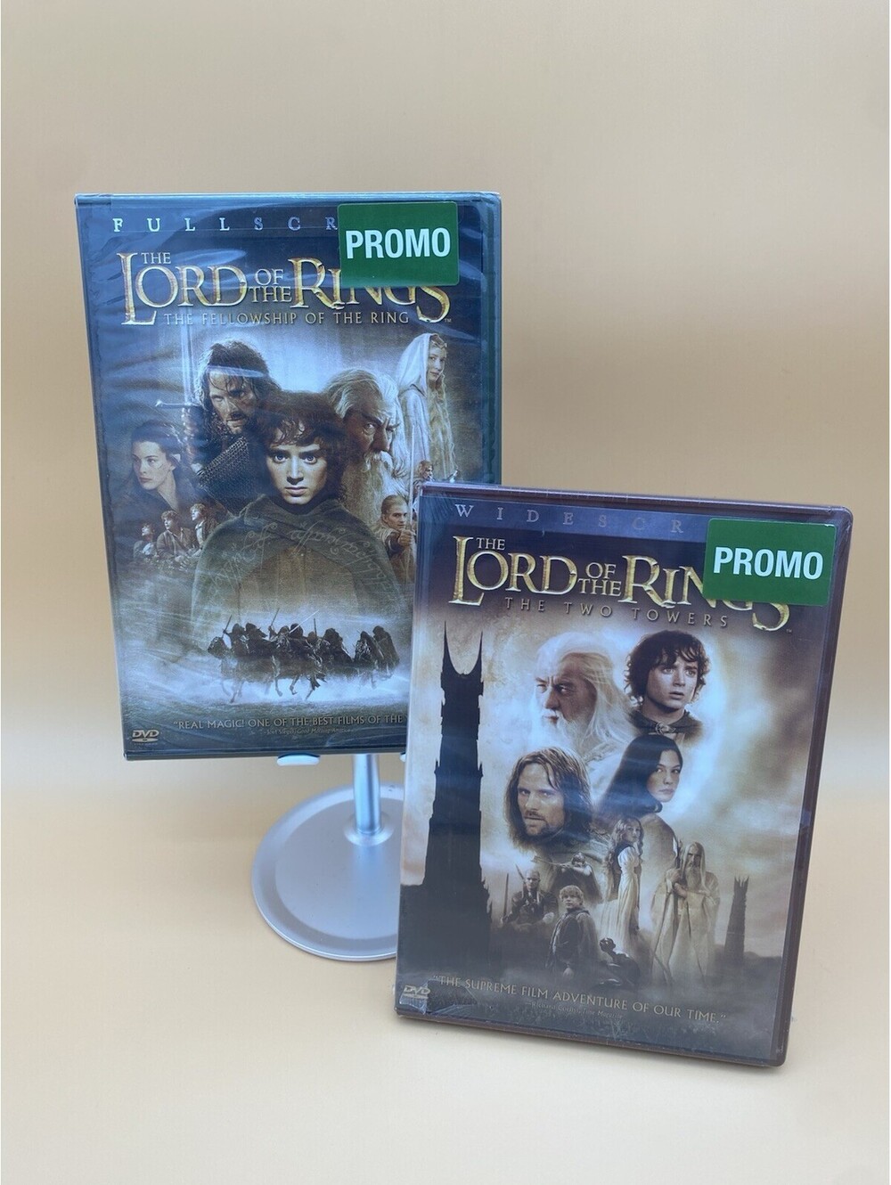 Lord of the Rings Pair of New DVD Movies - Fellowship of the Ring & Two Towers
